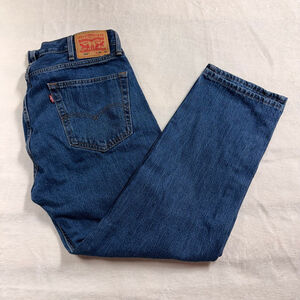 Men's Levi's 505 Blue Straight Jeans 38x30